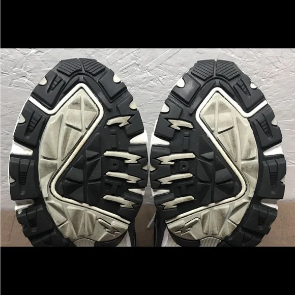 EUC Skechers Stamina Cutback Men's Sneakers Black Gray Leather Mesh Size 9EW - Picture 15 of 16